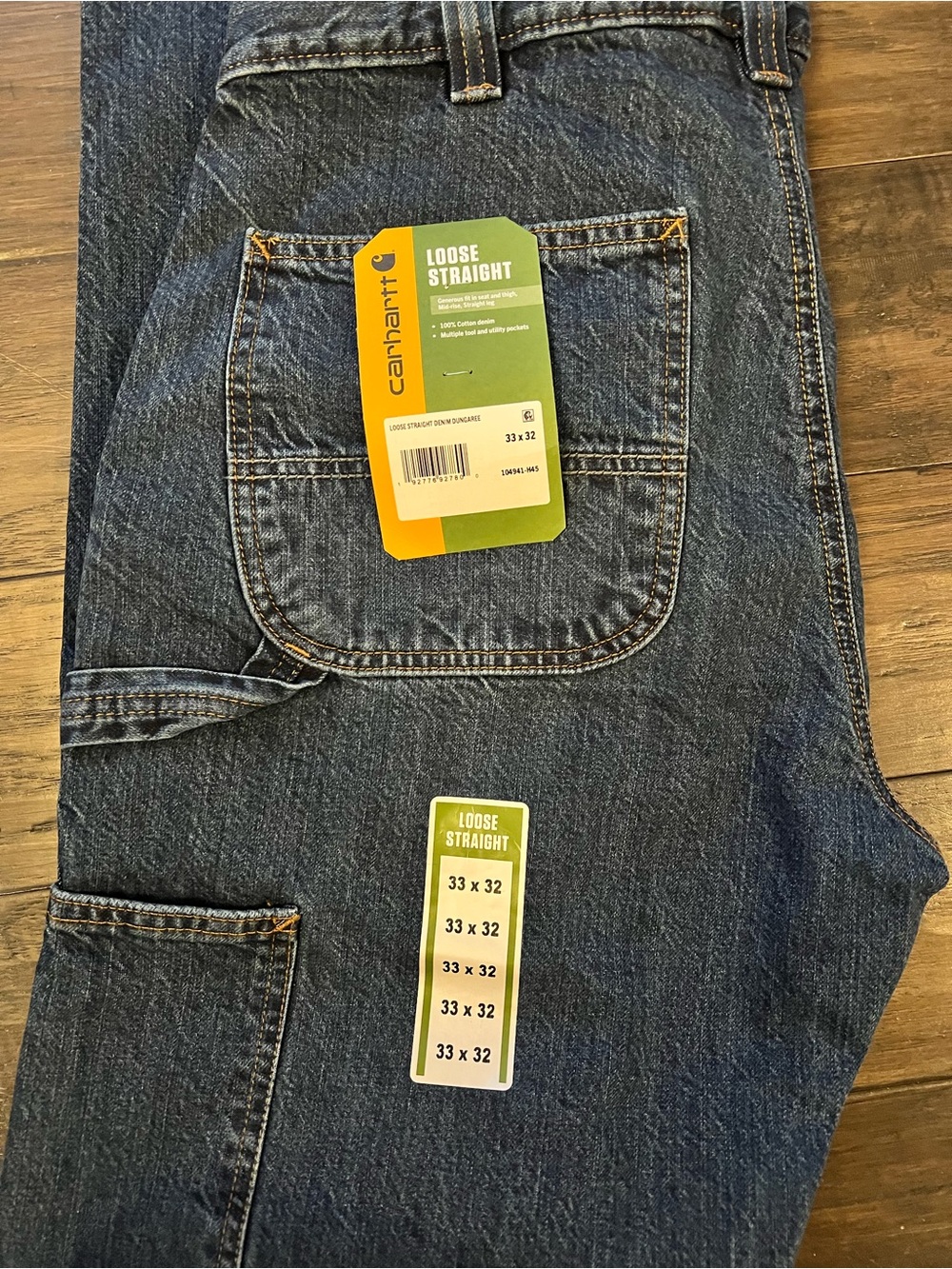 Carhartt Loose Straight Men’s Jeans - Indigo Blue